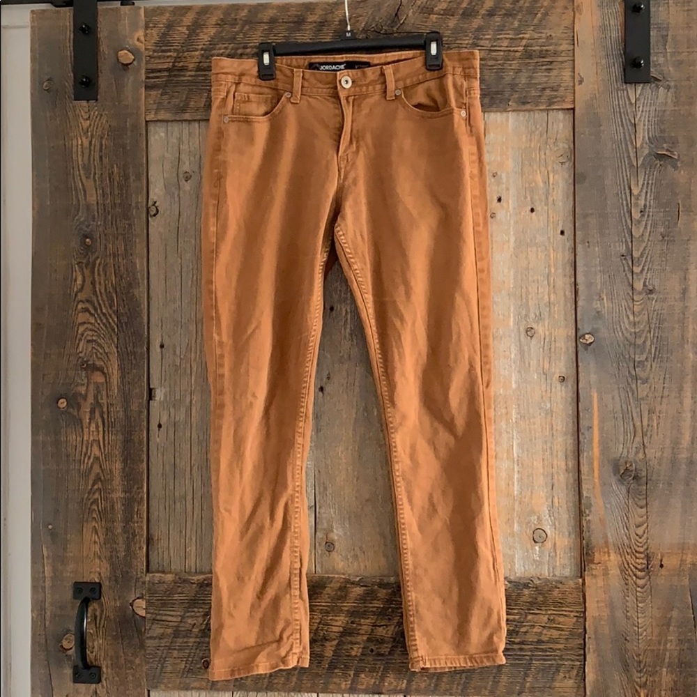 Rust brown Jordache skinny jeans 12
